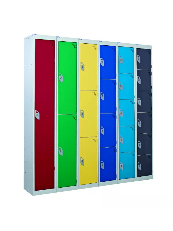 QMP Standard 5-Tier Lockers – Secure, Space-Efficient 5-Door Storage Solution